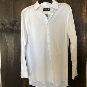 J Ferrar white slim fit button up! Medium